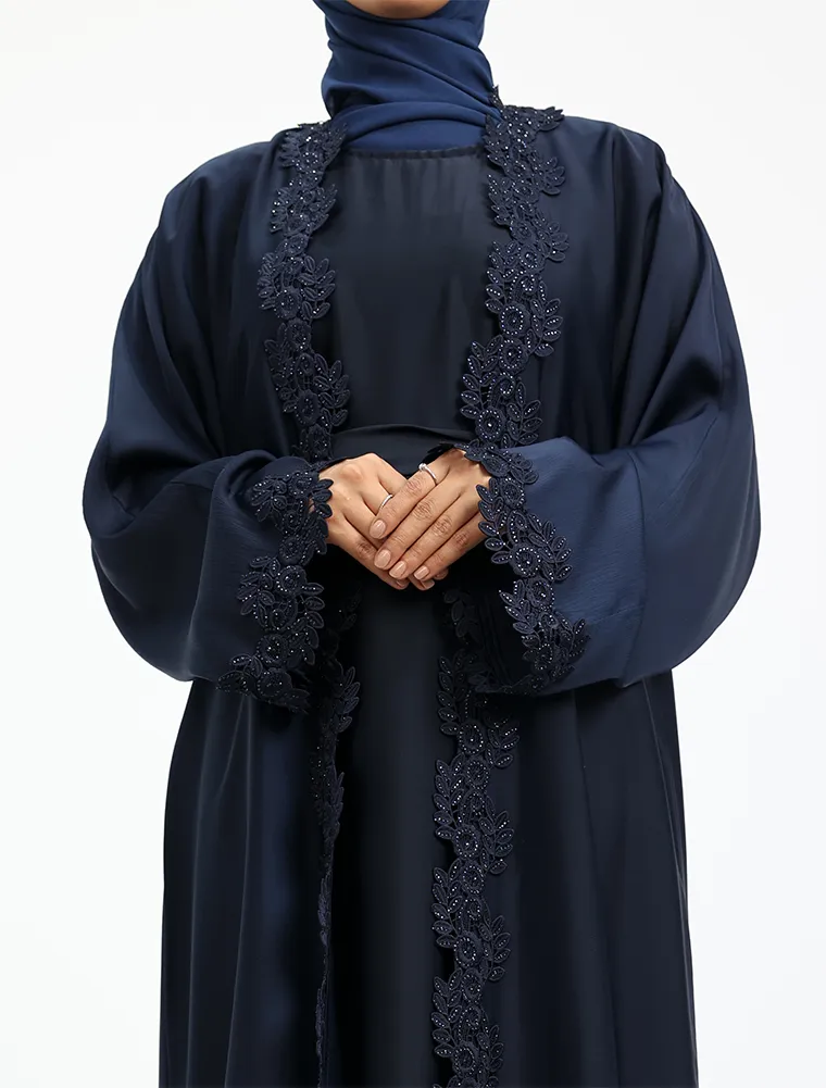 Navy 2 Piece Amara Abaya